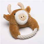 Bull Plush and Rope