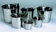 Stainless steel pails